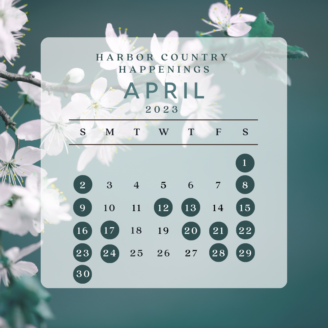 Harbor Country Happenings for April 2023, Garden Grove Inn Bed &amp; Breakfast